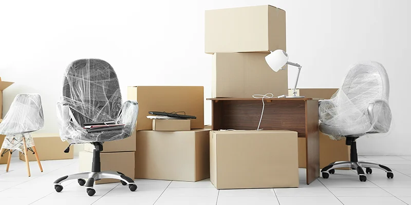 Office relocation in Mumbai with labelled packing and IT handling